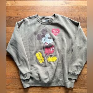 Disney Mickey Mouse Crewneck Sweater - Gray